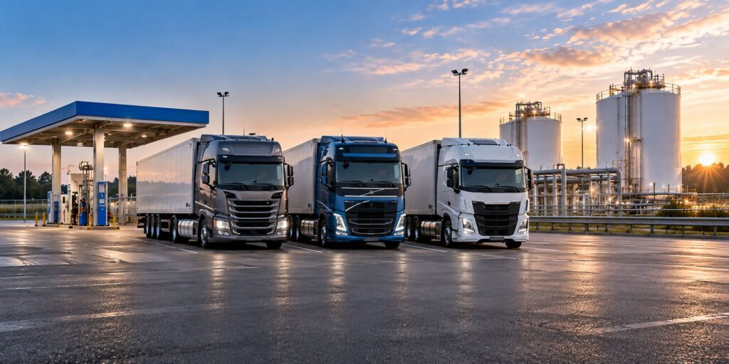 LNG and CNG trucks in Europe