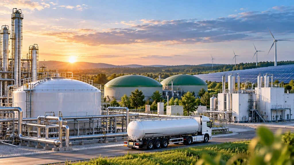 Production methods for LNG, Bio-LNG and E-methane