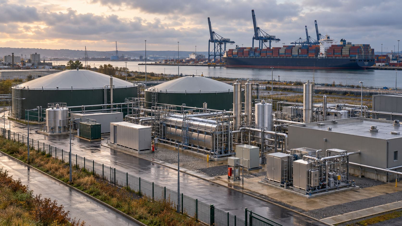 CMA CGM and Engie to build a biomethane plant in Le Havre
